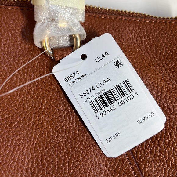 COACH saddle purse NWT - Picture 7 of 9